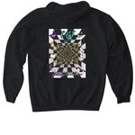 Alice In Wonderland, a Black Gildan Softstyle Pullover Hoodie (back-view)