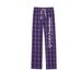 CdLS Foundation Pajama Pants, a Purple/ White Flannel Pajama Pant
