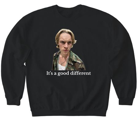Axel Jones, a Black Softstyle Crewneck Sweatshirt
