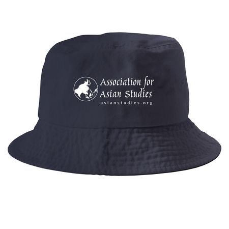 AAS Heritage Hat, a Navy Printed Bucket Hat
