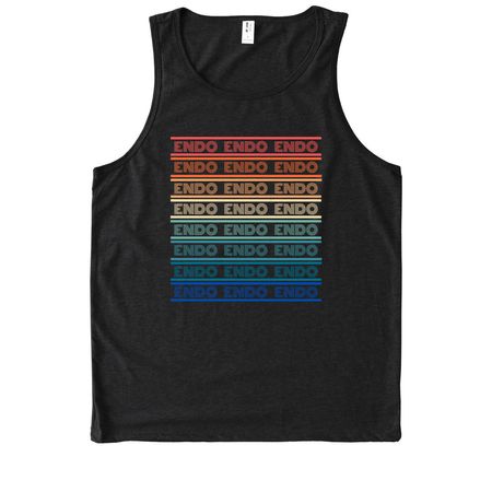 2025 - Endo Pride Vibes, a Deep Black Allmade Eco Triblend Tank