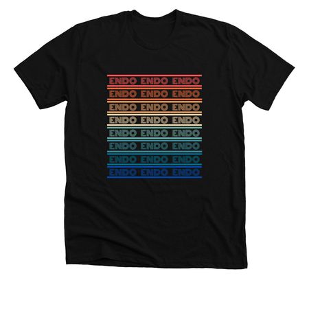 2025 - Endo Pride Vibes, a Solid Black Blend Premium Unisex Tee