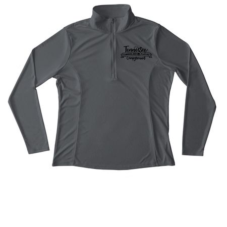 TCPC SWAG PERFORMANCE, a Iron Grey Women's Performance Quarter Zip Pullover