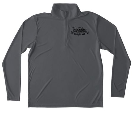 TCPC SWAG PERFORMANCE, a Iron Grey Unisex Performance Quarter Zip Pullover