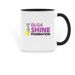 DLG4 SHINE Foundation mug, a Black Two-Tone Ceramic Mug