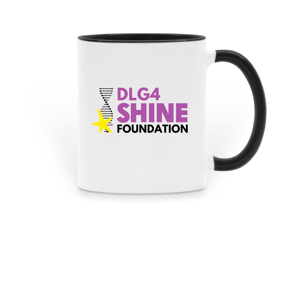 DLG4 SHINE Foundation mug, a Black Two-Tone Ceramic Mug