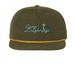 CL CAMP HAT&nbsp;, a Loden/ Amber Gold Printed Umpqua Snapback Cap