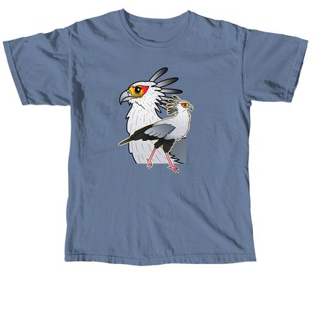 Secretary Bird, a Blue Jean Comfort Colors Unisex Tee