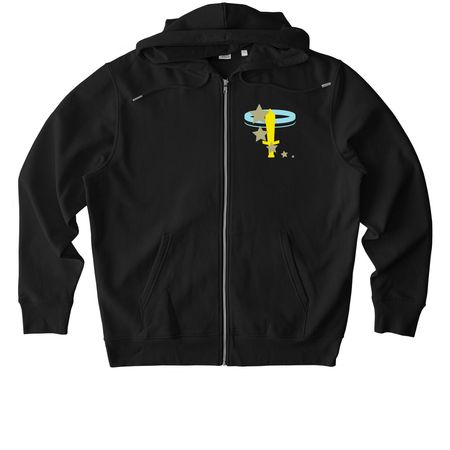 VISIONARY Hoodie, a Black Stanley/Stella Unisex Cultivator 2.0 Zip Up Pullover Hoodie