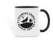 LARC Logo Mug, a Black Two-Tone Ceramic Mug