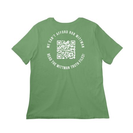 WTF, Rob? shirts, a Leaf Women?s Relaxed Cotton Tee (back-view)