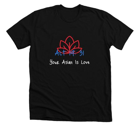 DareeTamar Asia is woke, a Solid Black Blend Premium Unisex Tee