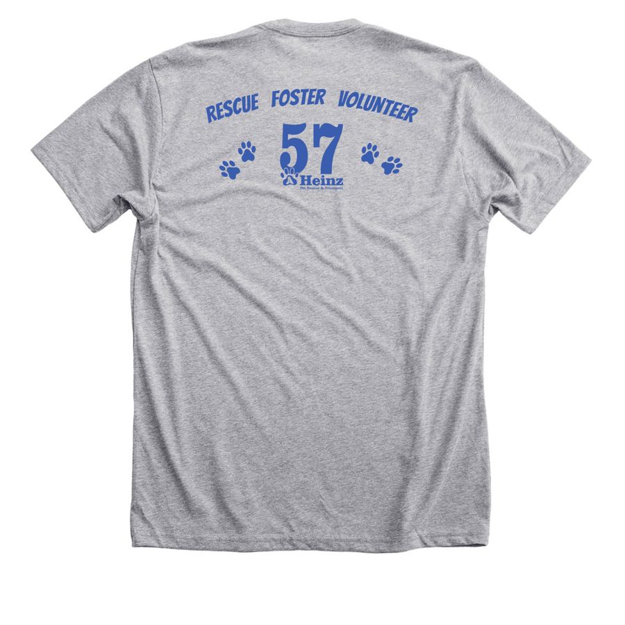 Time Spent With Dogs, a Athletic Heather Premium Unisex Tee (back-view)