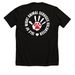 Isle of Wight Animal Services Volunteers, a Solid Black Blend Premium Unisex Tee (back-view)
