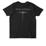 Master the Mystery, a Black Stanley/Stella Unisex Rocker Tee (back-view)