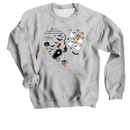 Don't Be Spooked, a Sport Grey Crewneck Sweatshirt