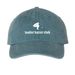 ?Nader Hater Club, a Teal Printed Pigment Dye Baseball Cap