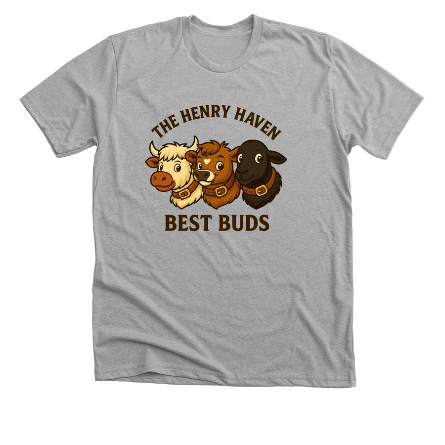 Henry Haven - Best Buds, a Athletic Heather Premium Unisex Tee