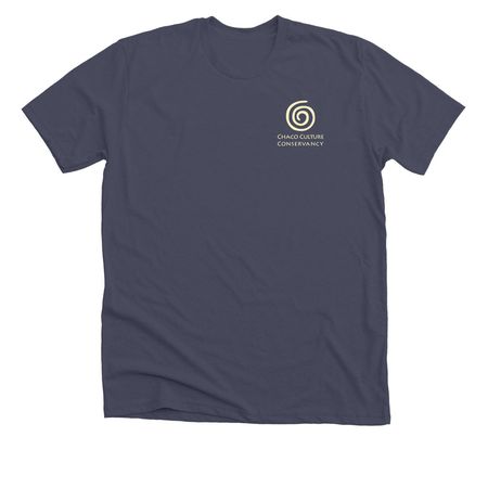 Vintage CCC, a Heather Midnight Navy Premium Unisex Tee