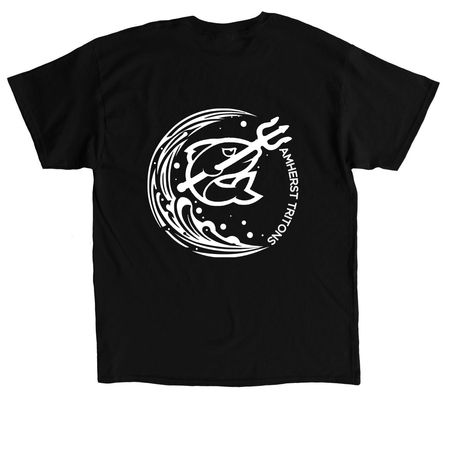 White Logo Classic&nbsp;, a Black Classic Unisex Tee