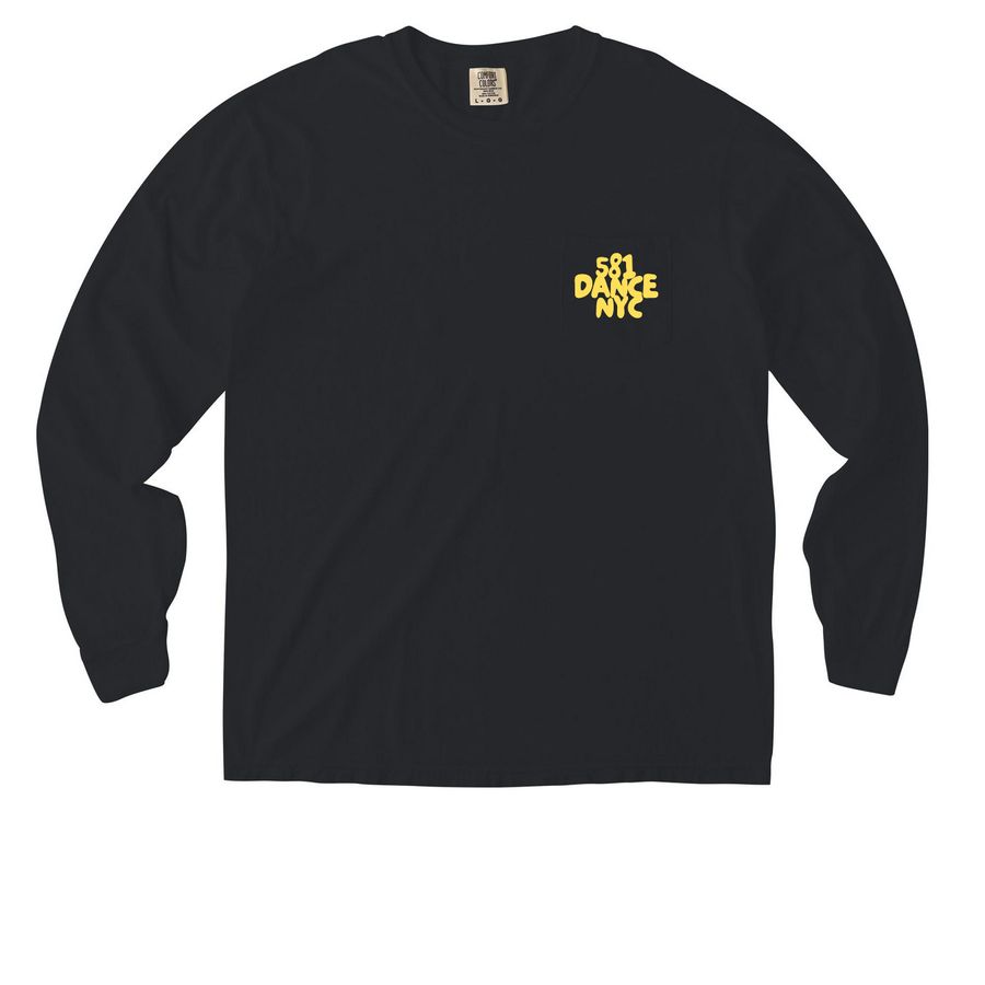 Shirts, a Black Comfort Colors Long Sleeve Pocket Tee