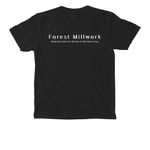 FMI Pocket Tee, a Black Comfort Colors Pocket Tee (back-view)