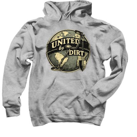 United By Dirt Merch, a Sport Grey Pullover Hoodie