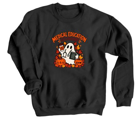 MED ED Halloween shirt&nbsp;, a Black Crewneck Sweatshirt