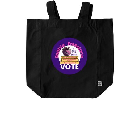 Share the Load with Sophie, a Black Recycled Cotton Tote Bag