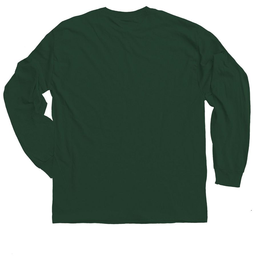 2026 Fall Shirt, a Forest Green Classic Long Sleeve Tee (back-view)