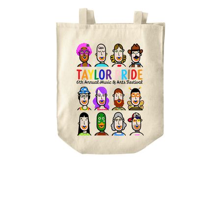 2026 Taylor Pride Tote, a Natural Over-the-Shoulder Shopping Tote Bag