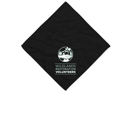 WRV Bandana, a Black Cotton Bandana