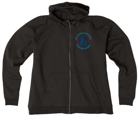 Hoodies!, a Deep Black Allmade Women?s Organic CVC Zip-Up Hoodie