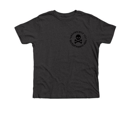 Dodging Heart Failure, a Dark Grey Heather Premium Youth Tee
