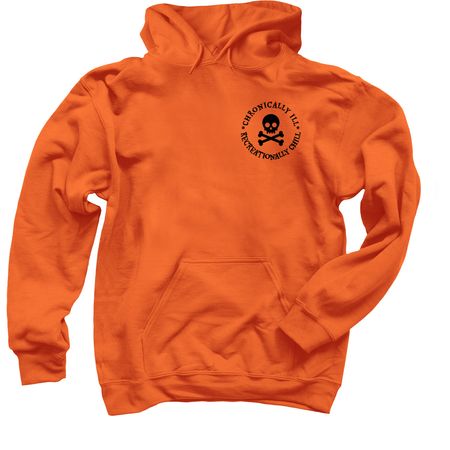 Dodging Heart Failure, a Orange Pullover Hoodie