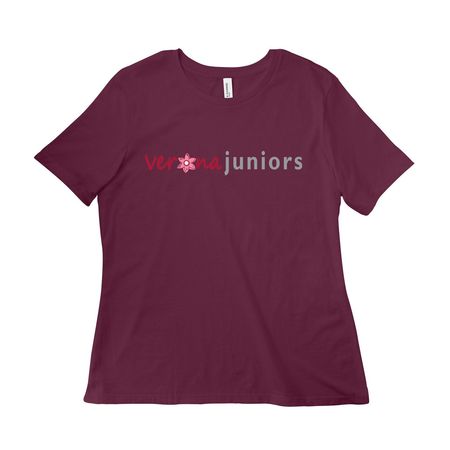 The Verona Juniors Classics Collection&nbsp;, a Maroon Women?s Relaxed Cotton Tee