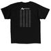 Masquerade, a Black Classic Unisex Tee (back-view)