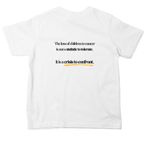 Cordelia's Courage Collective, a White Toddler Tee (back-view)