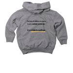 Cordelia's Courage Collective, a Granite Heather Toddler Pullover Hoodie (back-view)