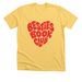 Besties Book Club (red logo), a Heather Yellow Gold Premium Unisex Tee