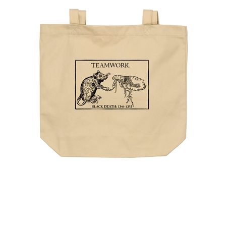 Teamwork Tote, a Oyster Organic Cotton Tote Bag