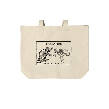 Teamwork Tote, a Natural Cotton Canvas Tote Bag