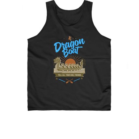 DB.. Tell all your cool friends.., a Black Classic Unisex Tank Top