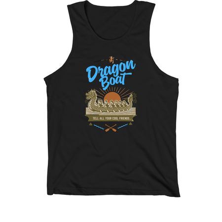 DB.. Tell all your cool friends.., a Black Premium Cotton Tank