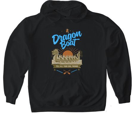 DB.. Tell all your cool friends.., a Black Gildan Softstyle Pullover Hoodie