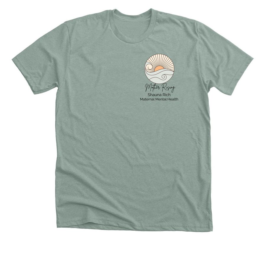 Shauna Shirts, a Heather Sage Premium Unisex Tee