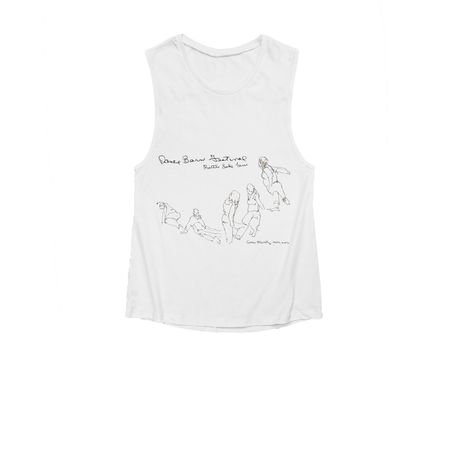 DanceBARN 2026, a White Women's Muscle Tank