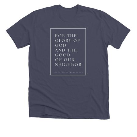 Covenant Shirt, a Heather Midnight Navy Premium Unisex Tee