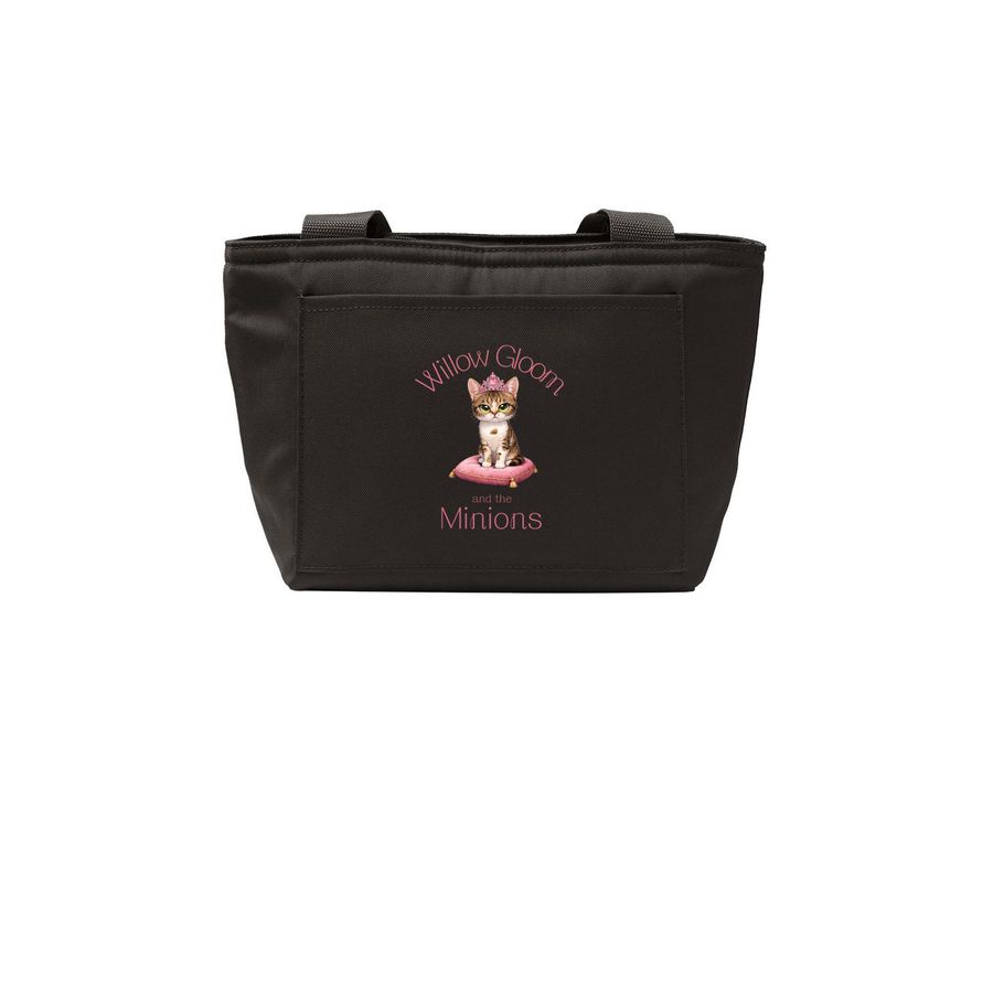 Willow Lunch Tote, a Deep Black Insulated Lunch Tote