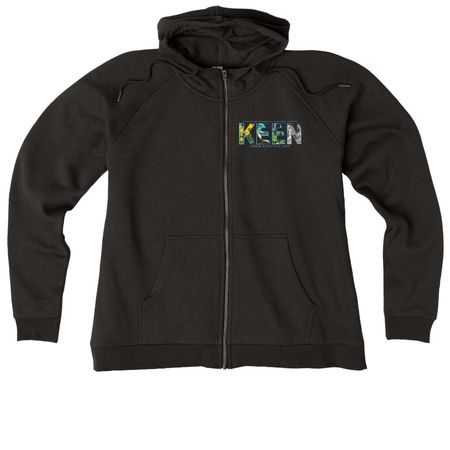 KEEN Zip Ups, a Deep Black Allmade Women?s Organic CVC Zip-Up Hoodie